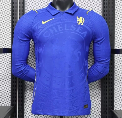 2627 Che Home Long Sleeve Player Version Soccer Jersey